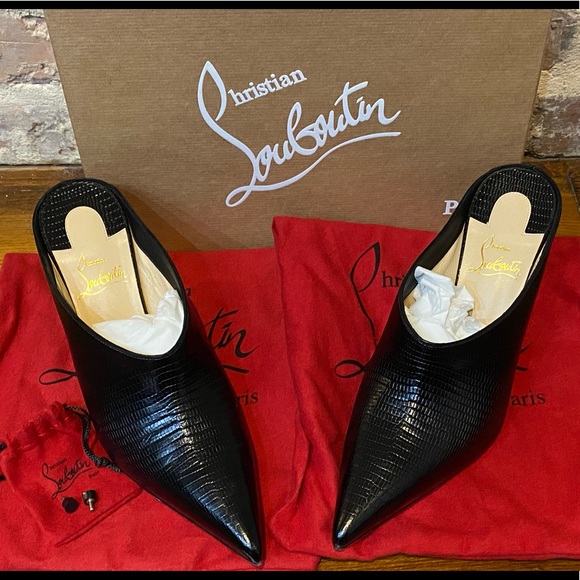NIB Christian Louboutin Quart 80 Calf Zarli, Size 37.5 - Picture 3 of 11